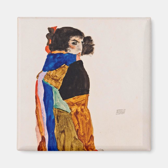 Imán Egon Schiele - Moa (Frente)