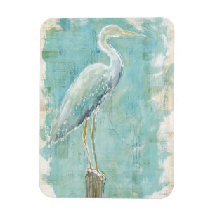 Imán Egret tropical de los pájaros el   aún