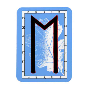 Imán Ehwaz Viking Rune Magnet - ¡Lealtad!