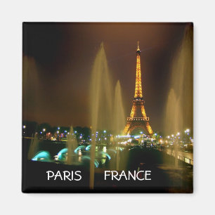 IMÁN EIFFEL EN LA NOCHE