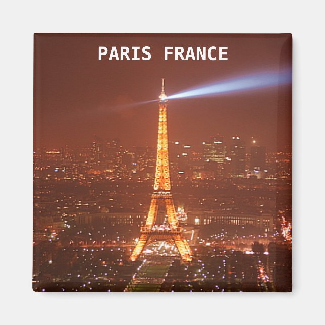 IMÁN EIFFEL TOWER, DE NOCHE (Frente)