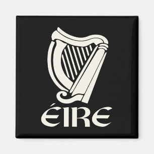 Imán Eire Gaelic Ireland Eireann Irish Pride Harp St Pa