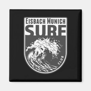 Imán Eisch, recuerdo de surf de Múnich olas de surf vac