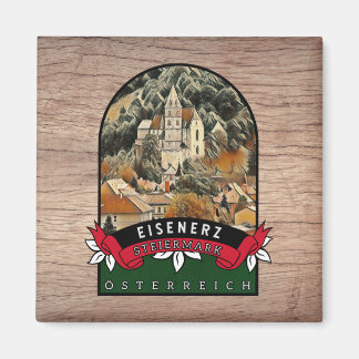 Imán Eisenerz Steiermark Vintage Österreich Souvenir
