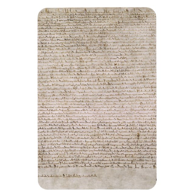 Imán Ejemplificación De La Carta Magna De 1215 EM De Al (Vertical)