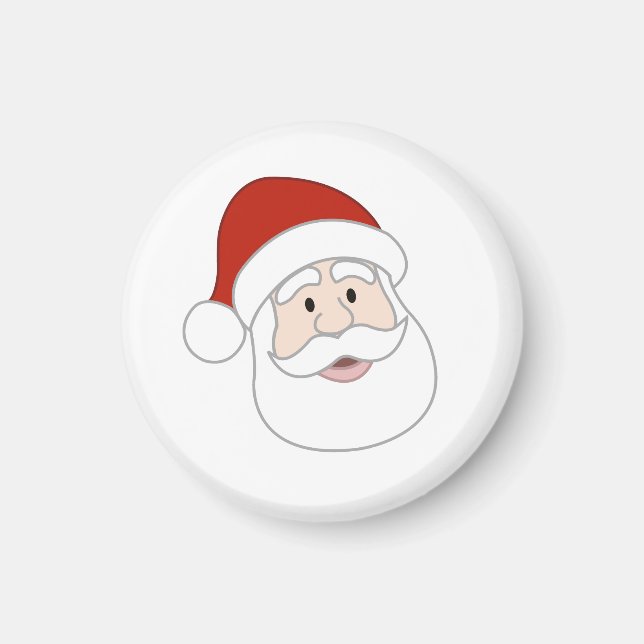 Imán Ejemplo de Papá Noel (Frente)