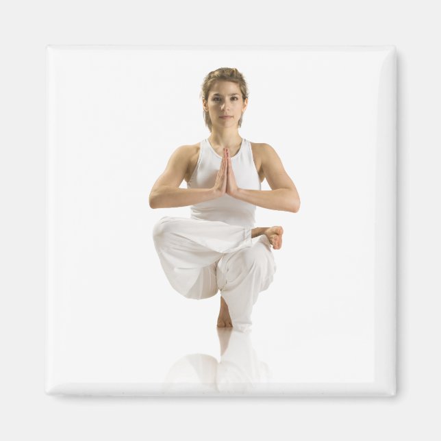 Imán Ejercicio de yoga (Frente)