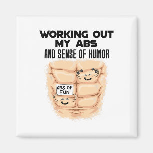Imán Ejercicio divertido de abdominales para construir