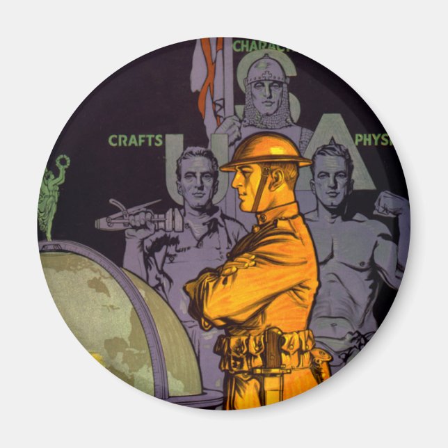 Imán Ejército Construye Hombres (Frente)