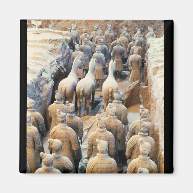 Imán Ejército de Terracota, dinastía Qin, 210 a. C. (Frente)