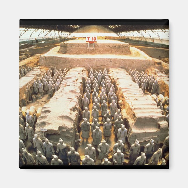 Imán Ejército de Terracota, dinastía Qin, 210 a. C. (Frente)