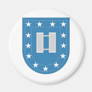 Imán Ejército Flash Capitán Insignia