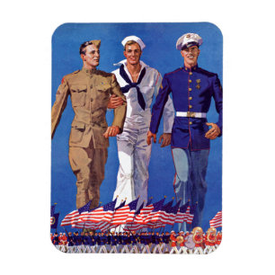 Imán Ejército, marina de guerra y infantes de marina