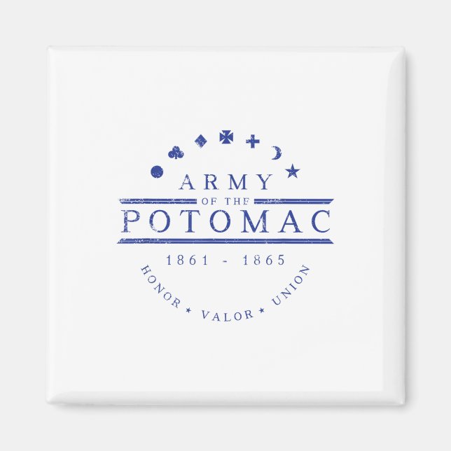 Imán Ejército Sindical De La Guerra Civil Del Potomac (Frente)