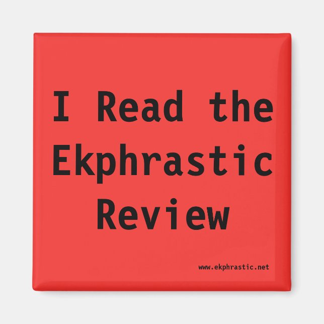 imán ekfrastico rojo (Frente)