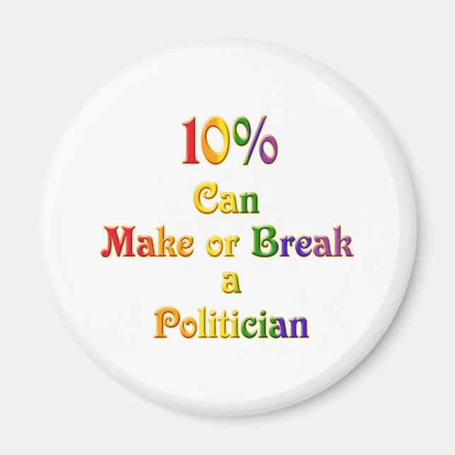 Imán El 10% Puede Hacer O Romper (Frente)