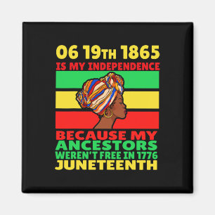 Imán El 11 de junio es mi Chica negro libre por el Día 