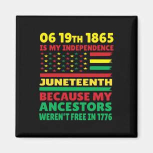 Imán El 11 de junio es mi Chica negro libre por el Día