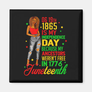 Imán El 11 de junio es mi Día de la Independencia Mujer