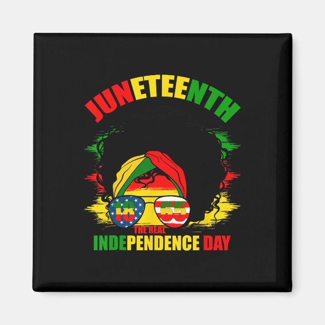 Imán El 19 De Junio Es Mi Día De La Independencia Mujer (Frente)