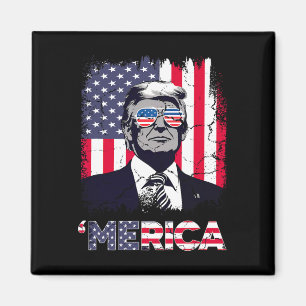 Imán El 4 De Julio, Merica Trump Navidades Ame