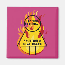 Imán El aborto es una feminista afligida por la salud 1