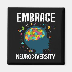 Imán El abrazo divertido a la neurodiversidad cita la c