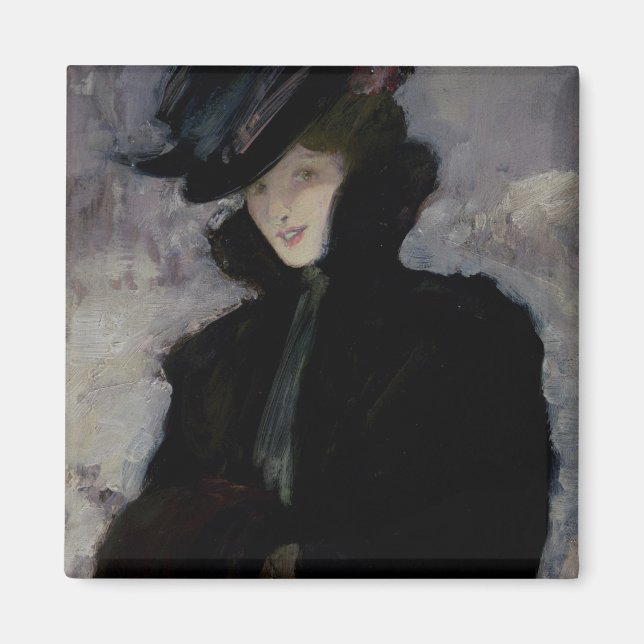 Imán El Abrigo De Pieles (Frente)