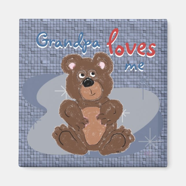 Imán El abuelo me ama (Frente)