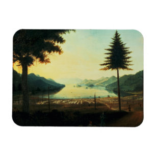 Imán El acampamento en el lago George, Nueva York, 1759