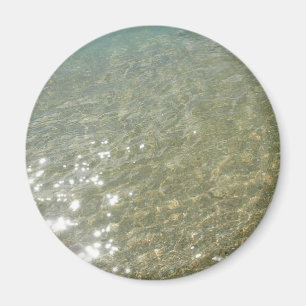 Imán El agua en la playa resumen la fotografía de la na