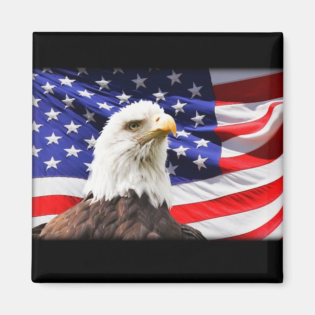 Imán El águila de la independencia de la montaña (Frente)