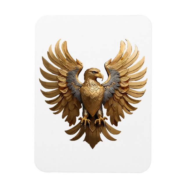Imán El águila dorada (Vertical)