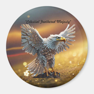 Imán "El águila real de cristal"