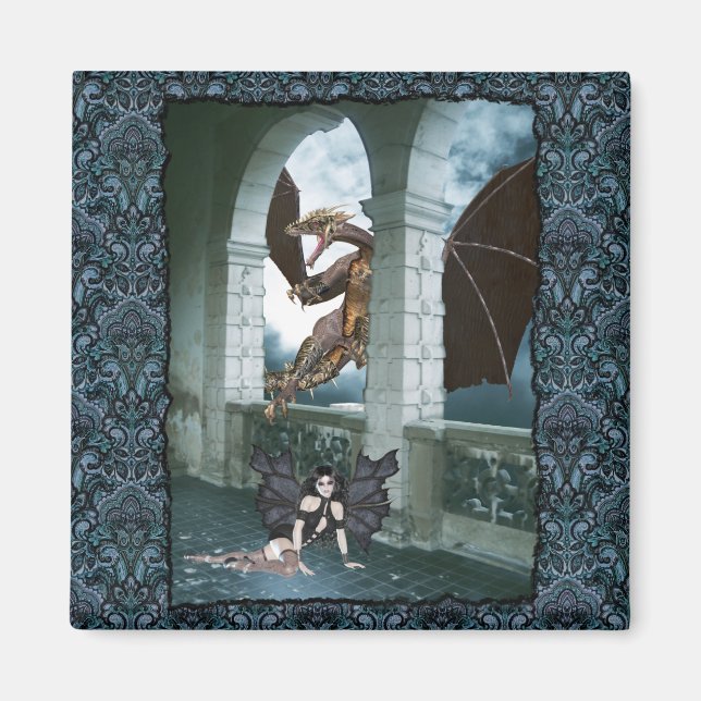 Imán El aire del dragón (Frente)