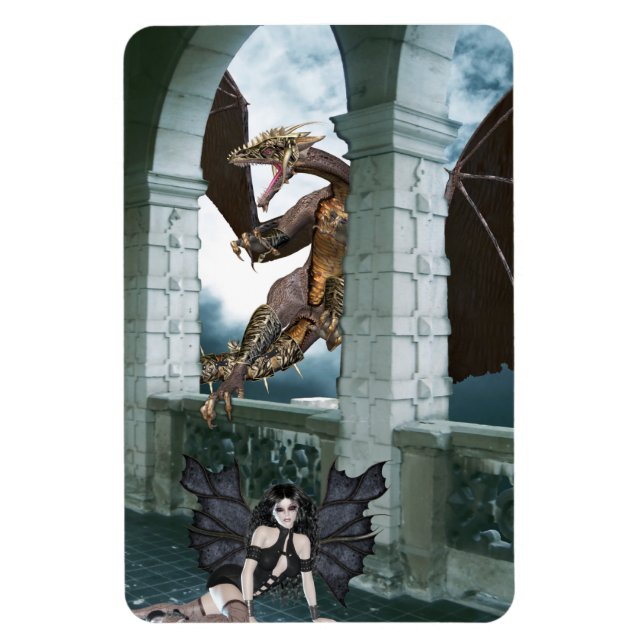 Imán El aire del dragón (Vertical)