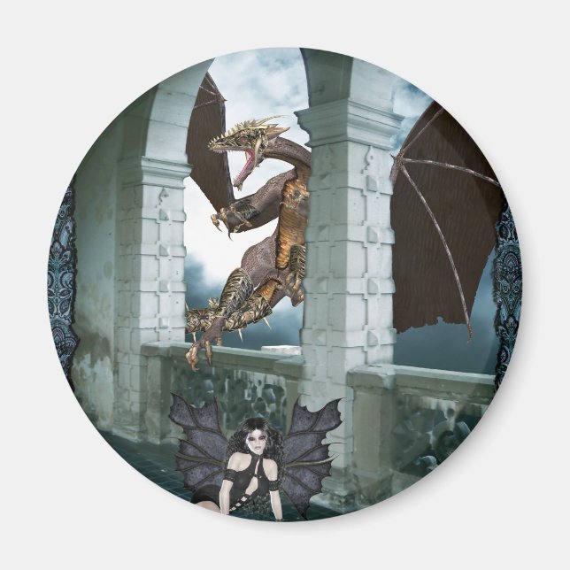 Imán El aire del dragón (Frente)