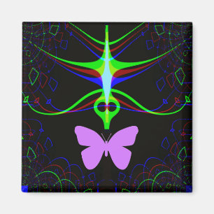 Imán El Alien se encuentra con la mariposa....