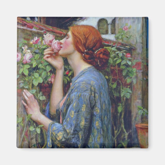 Imán El alma del Rosa, John William Waterhouse (Frente)