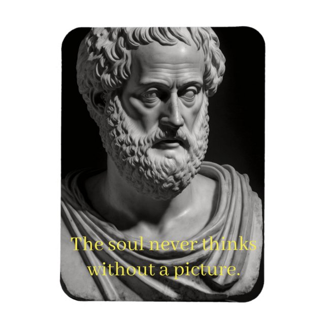 Imán El alma nunca piensa sin una foto (Vertical)