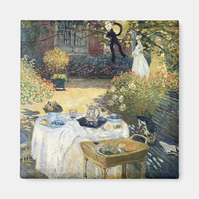 Imán El almuerzo Claude Monet (Frente)
