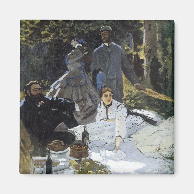 Imán El almuerzo en la hierba (Frente)