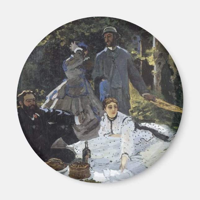 Imán El almuerzo en la hierba (Frente)