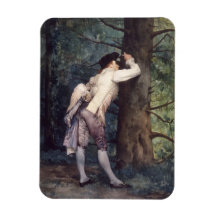 El amante en el bosque (Escena de amor romántico)