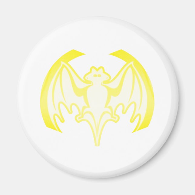 Imán El Amarillo Del Murciélago Viene Con Los Regalos D (Frente)