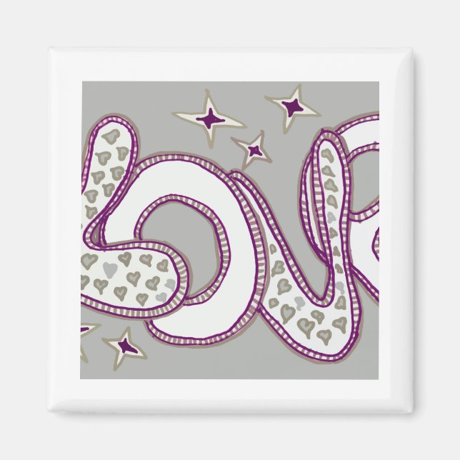 Imán El amor al estilo de los años 60 (Frente)