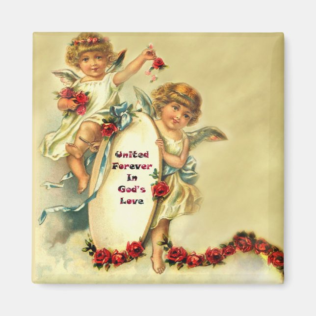 Imán El amor de Dios de Cherubs (Frente)