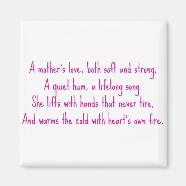 Imán El amor de una madre (Frente)