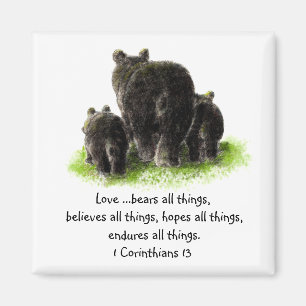 Imán El amor del 13:4 de los Corinthians de la