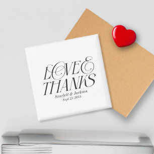 Imán El amor elegante moderno y el guión de caligrafía 